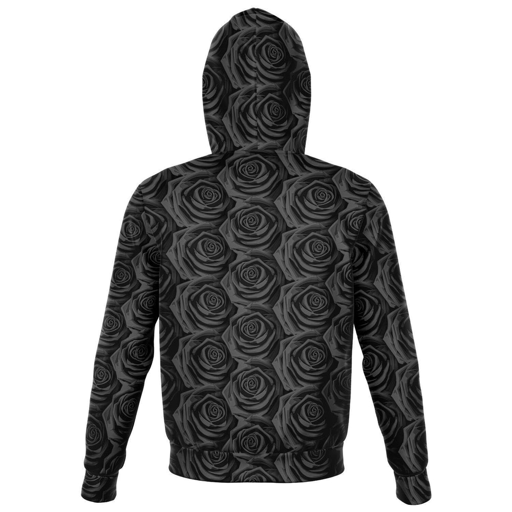 BLACK ROSES PREMIUM ZIP UP HOODIE - Manifestie