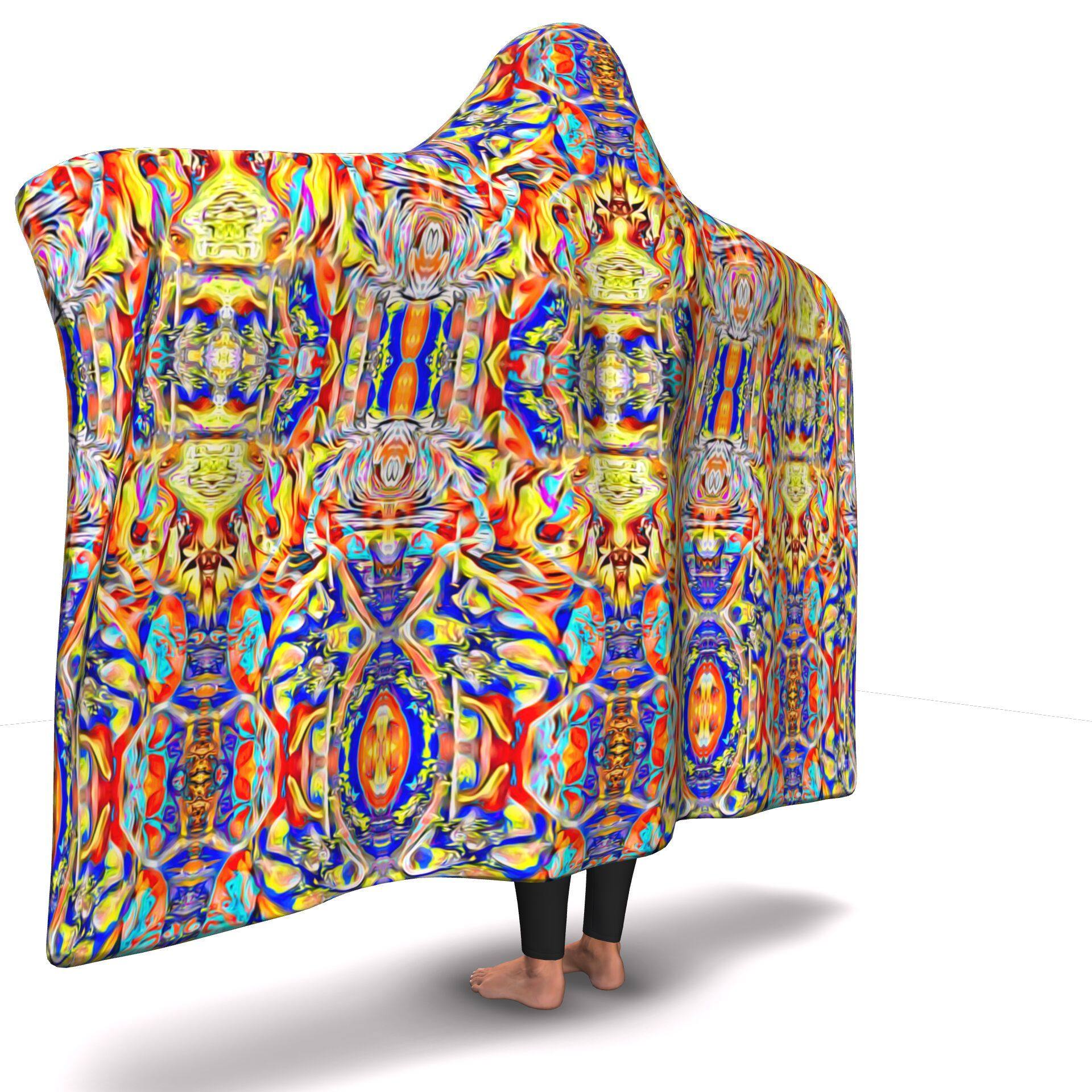 SOUL LOVE HOODED BLANKET | Plush, Premium Sherpa | Kids, Adult - Manifestie