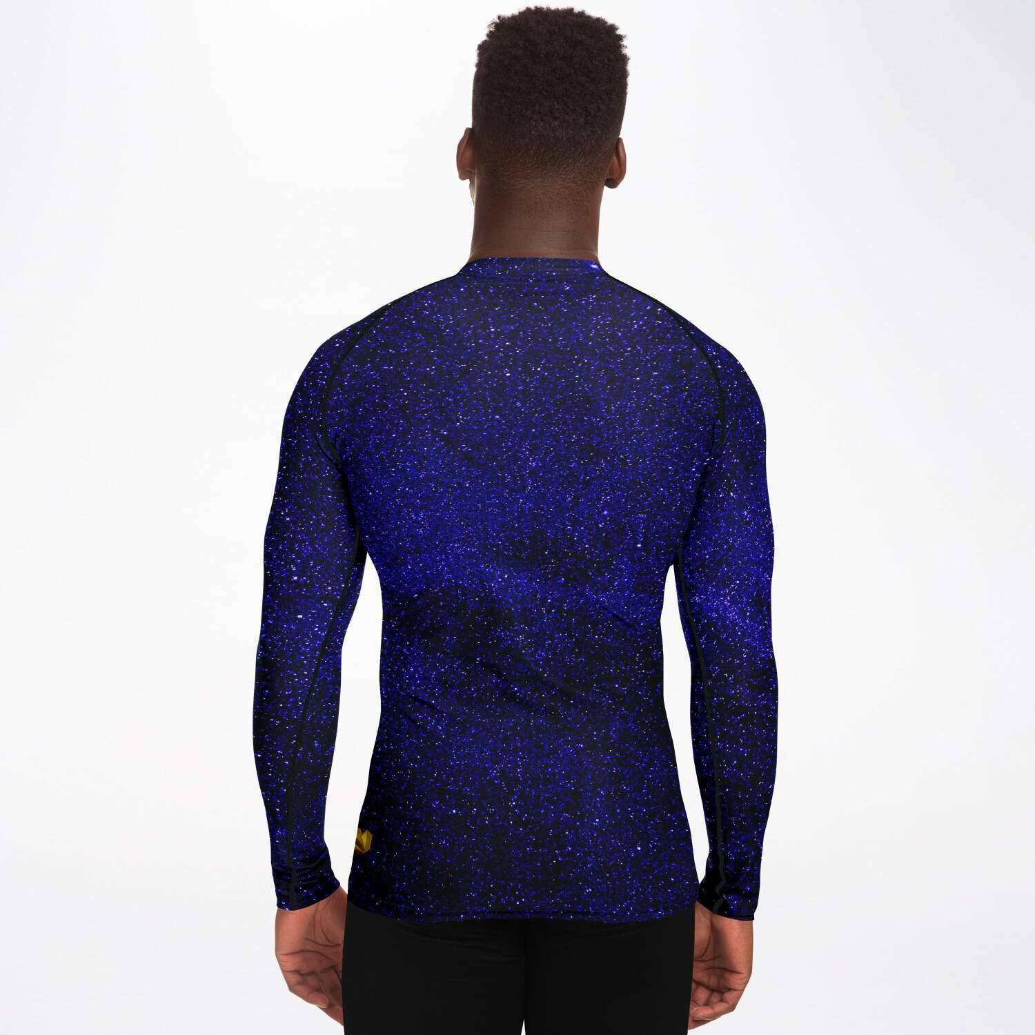 Deep Blue Galaxy Mens Rash Guard - Manifestie