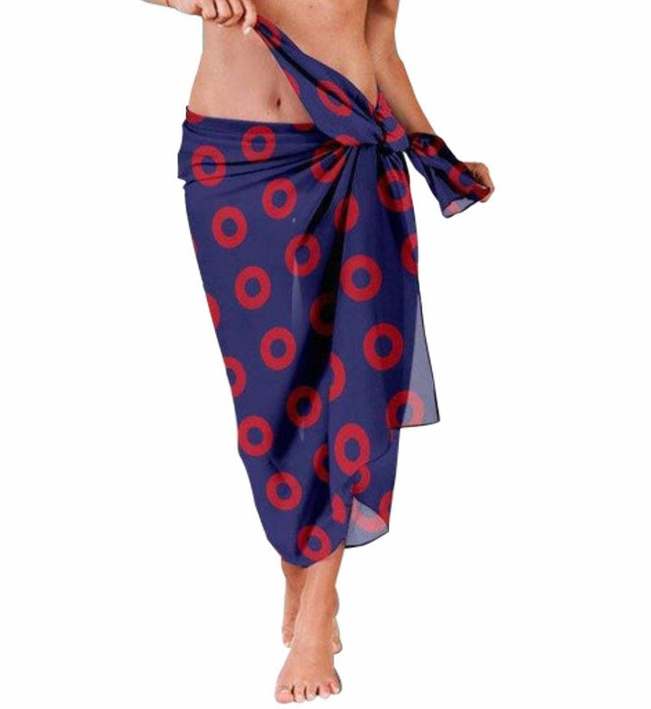 Phish Band Fishman Donuts Chiffon Beach Cover Up | Sarong | Pareo - Manifestie