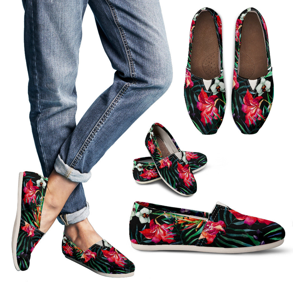 Women's Casual Dark Floral