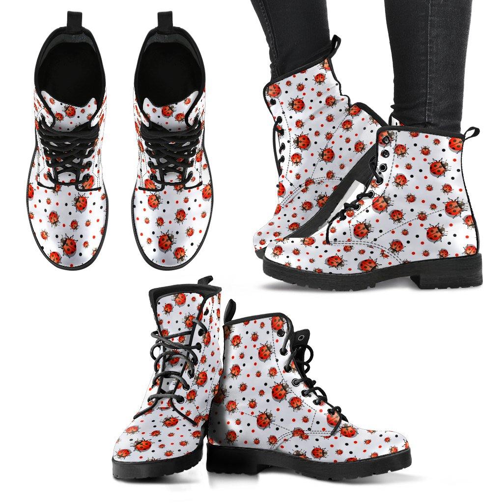 Ladybug Vegan Leather Boots - Manifestie