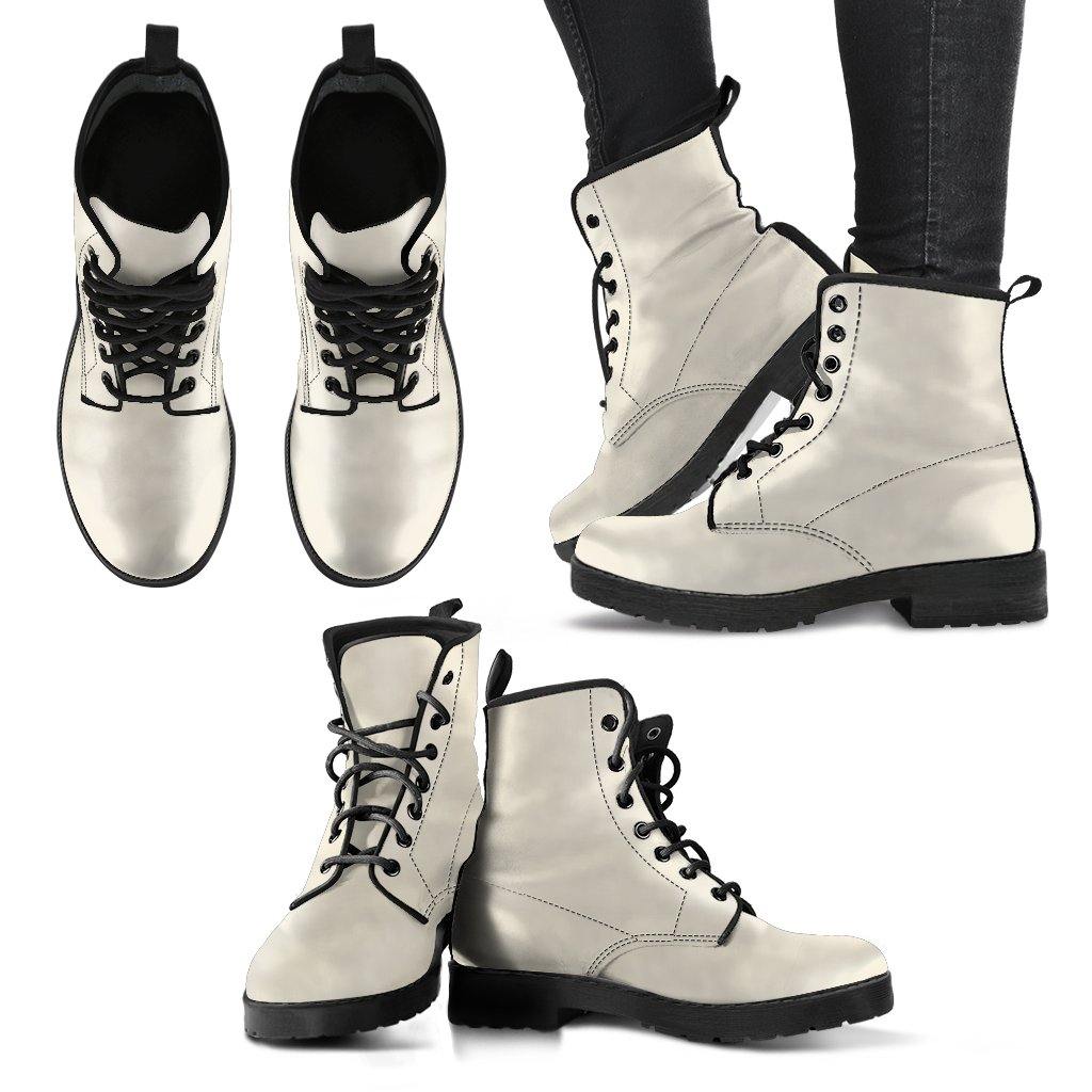 Pearl Vegan Leather Boots - Manifestie