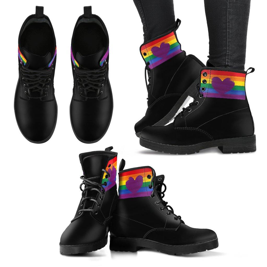 Love Pride Vegan Leather Boots - Manifestie