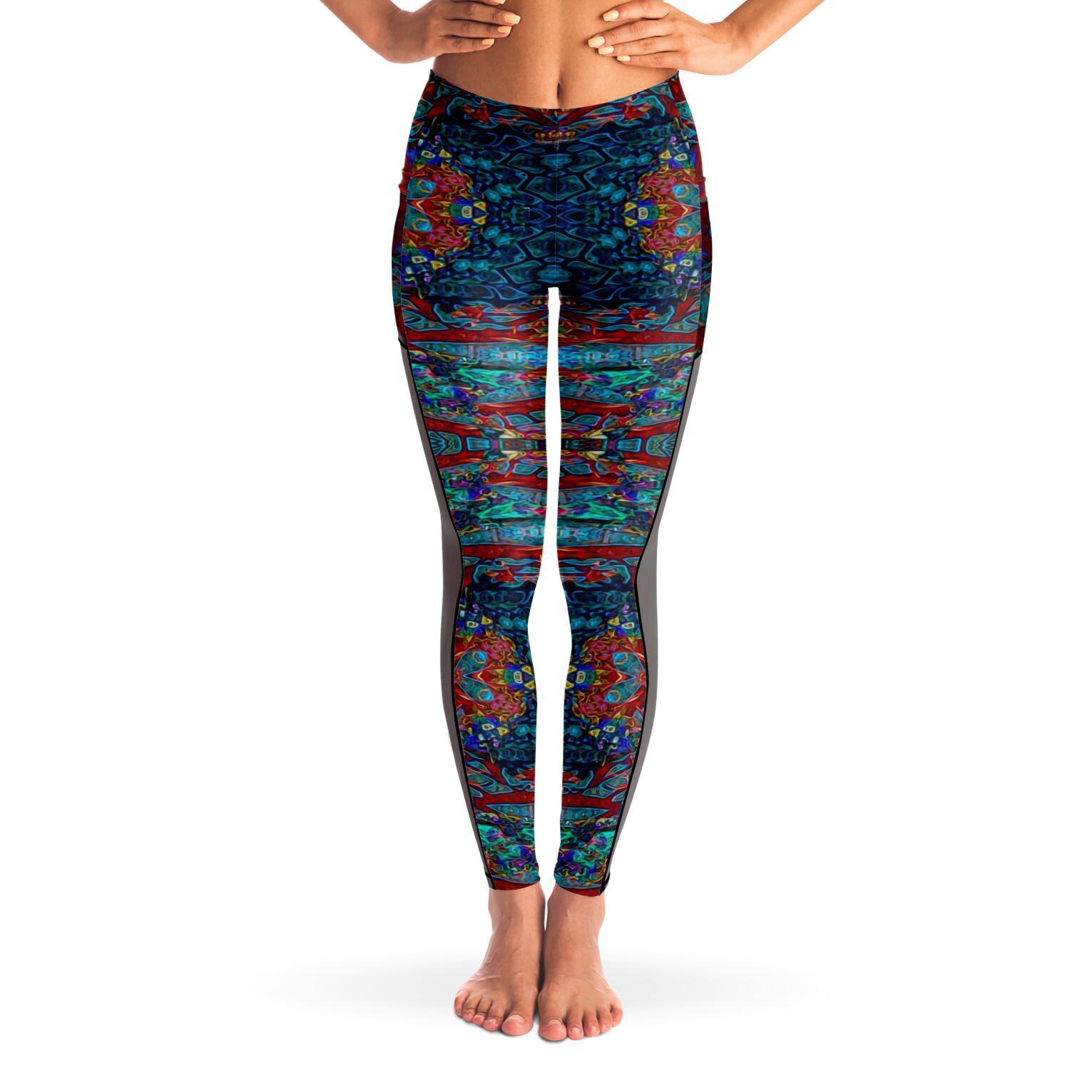 ELAMITE PREMIUM MESH POCKET YOGA LEGGINGS - Manifestie