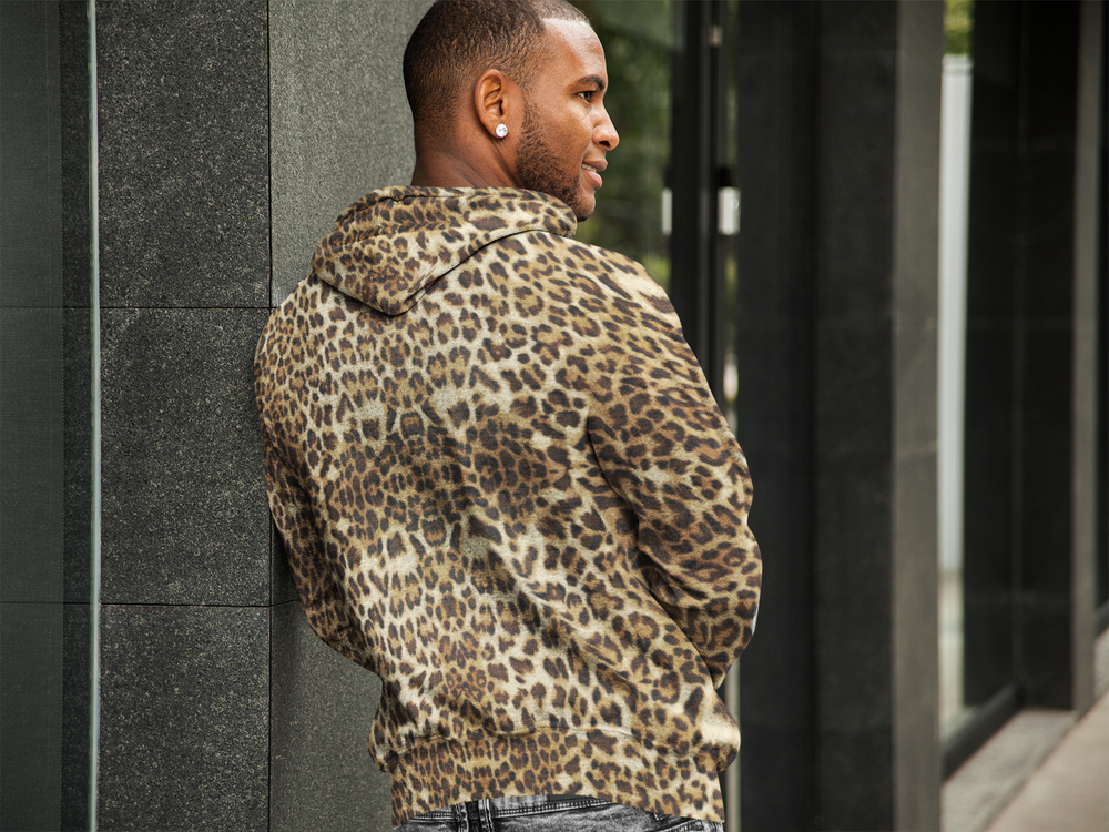 Leopard Print Pullover Hoodie - Manifestie