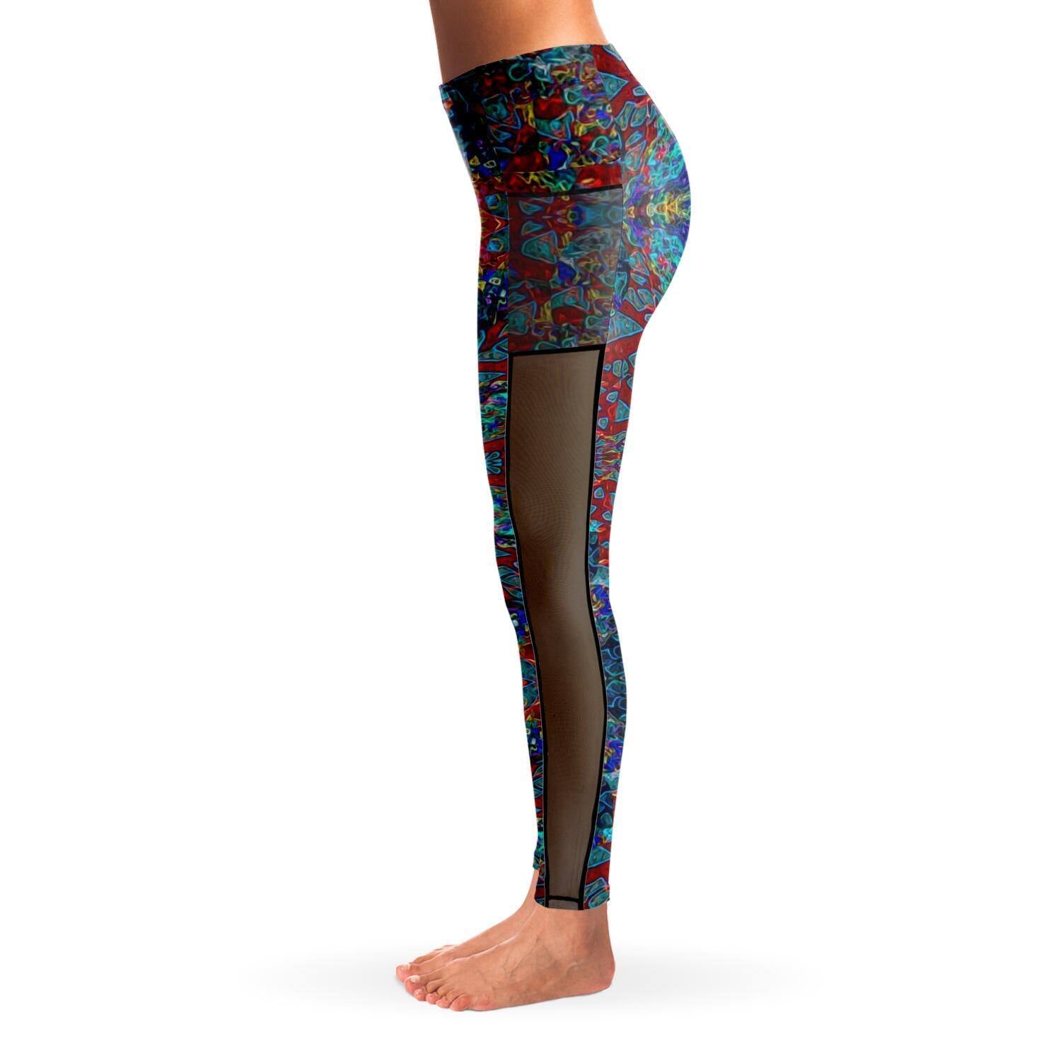 ELAMITE PREMIUM MESH POCKET YOGA LEGGINGS - Manifestie
