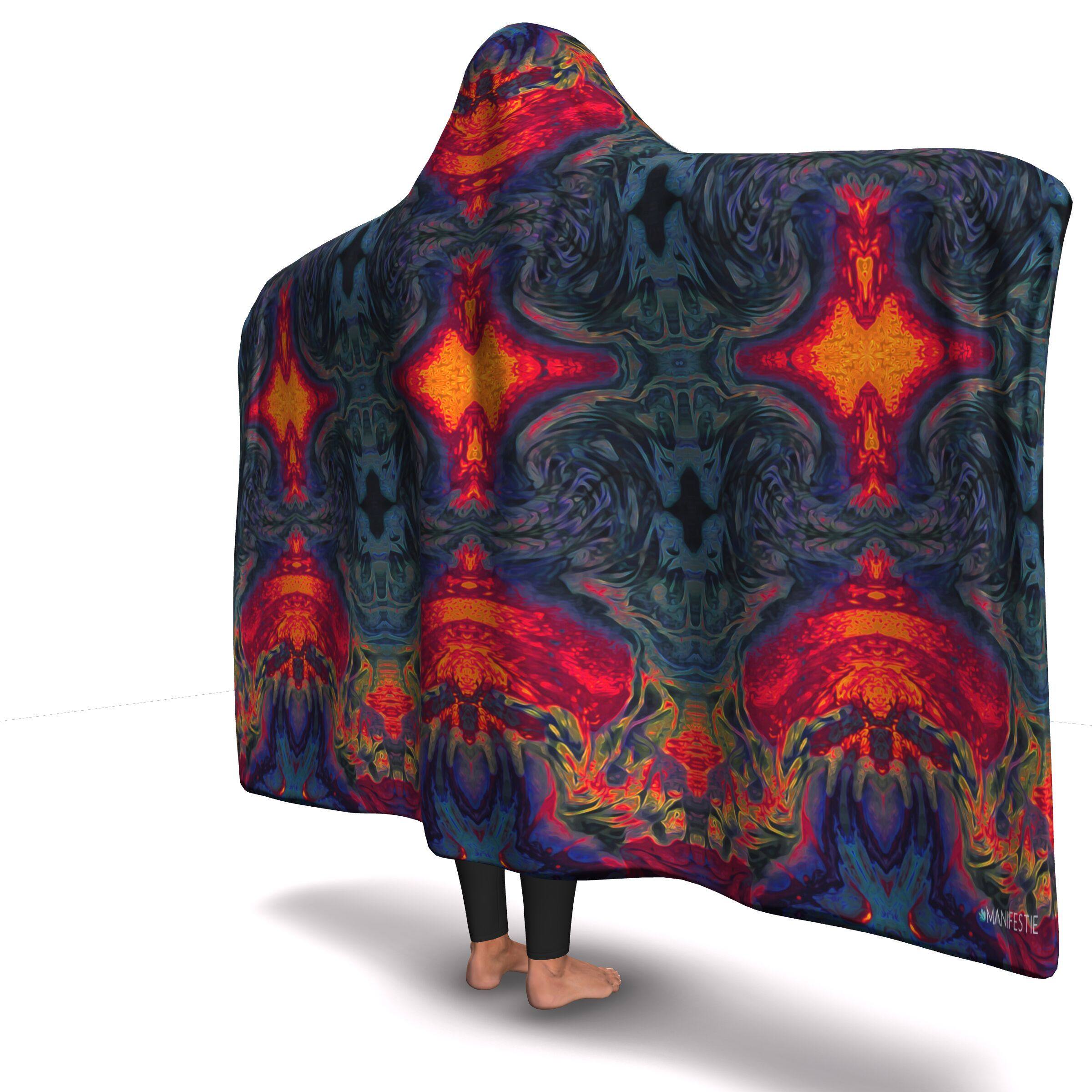 EXPANSION HOODED PREMIUM HOODED BLANKET WITH WRIST STRAPS | Plush, Premium Sherpa | Kids, Adult - Manifestie