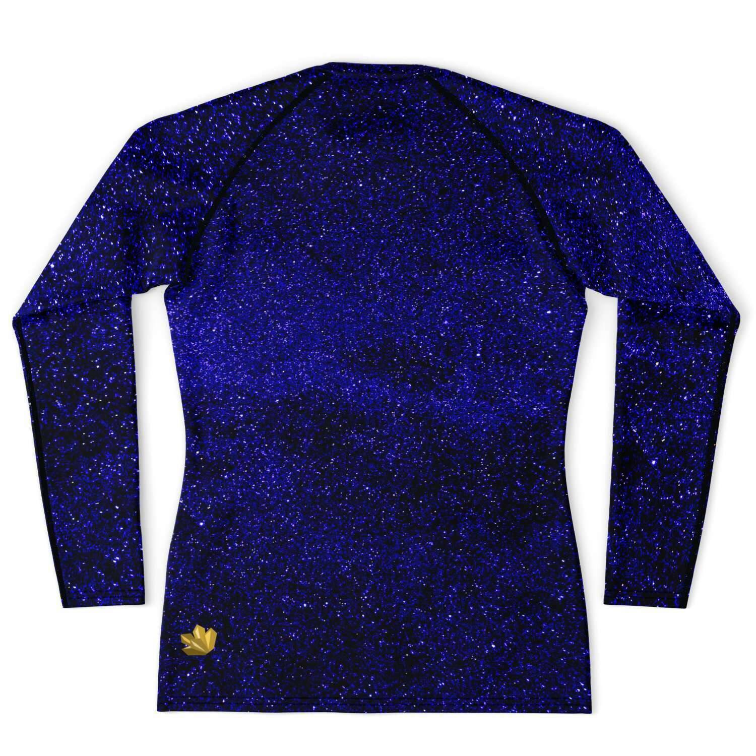 Deep Blue Galaxy Mens Rash Guard - Manifestie