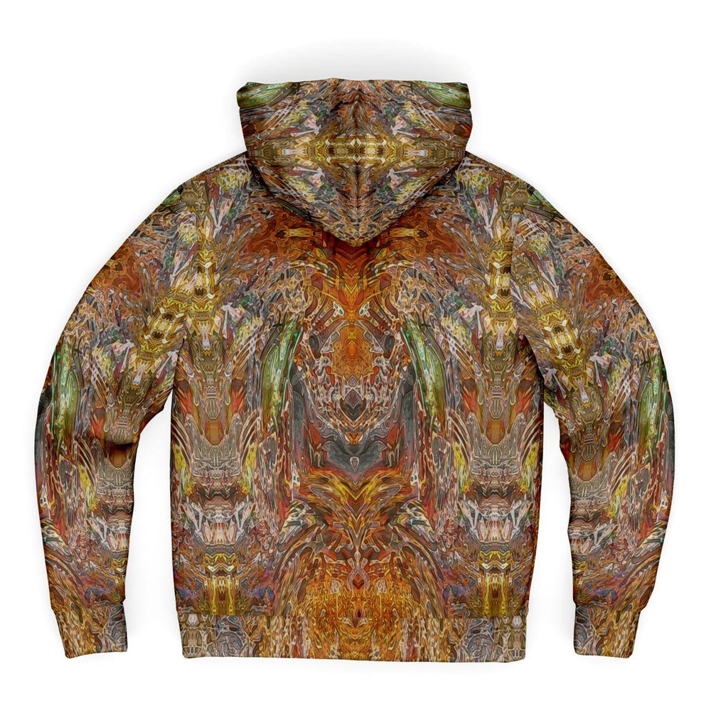 Golden Amber Premium Sherpa Lined Zip Hoodie - Manifestie