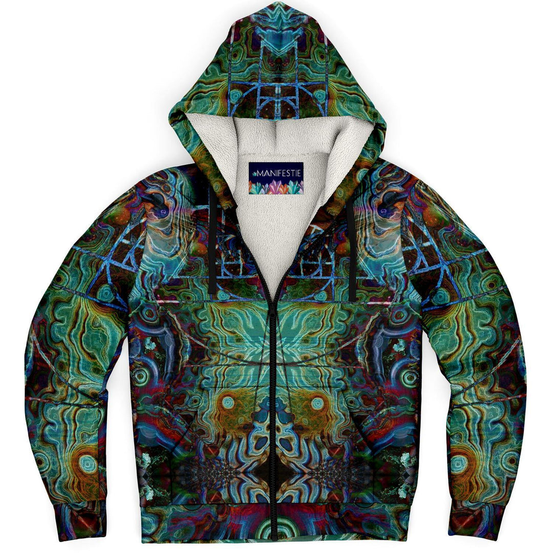 Fibonaccis Fantasy Premium Sherpa Lined Zip Hoodie - Manifestie