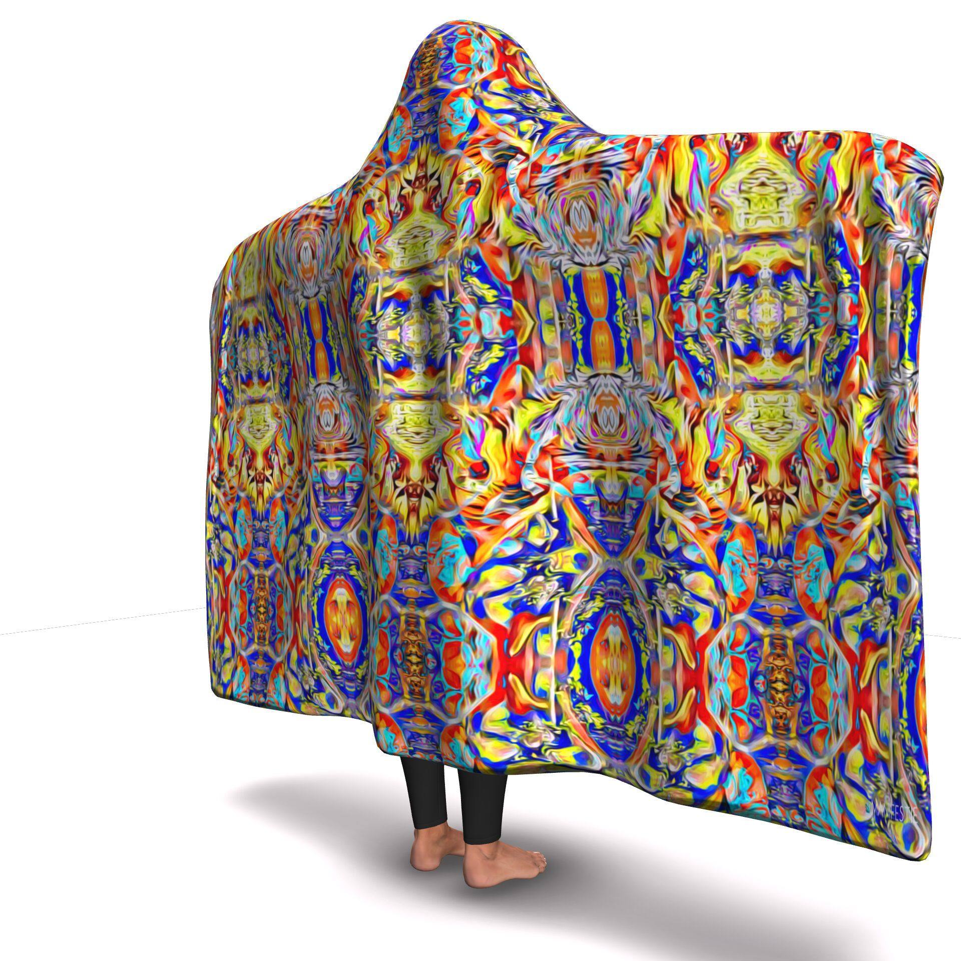 SOUL LOVE HOODED BLANKET | Plush, Premium Sherpa | Kids, Adult - Manifestie