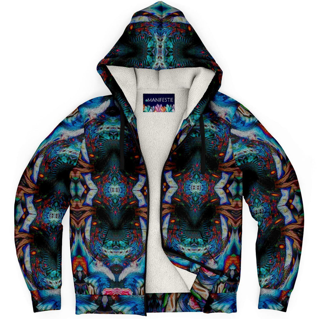 Third Eye Premium Sherpa Lined Zip Hoodie - Manifestie