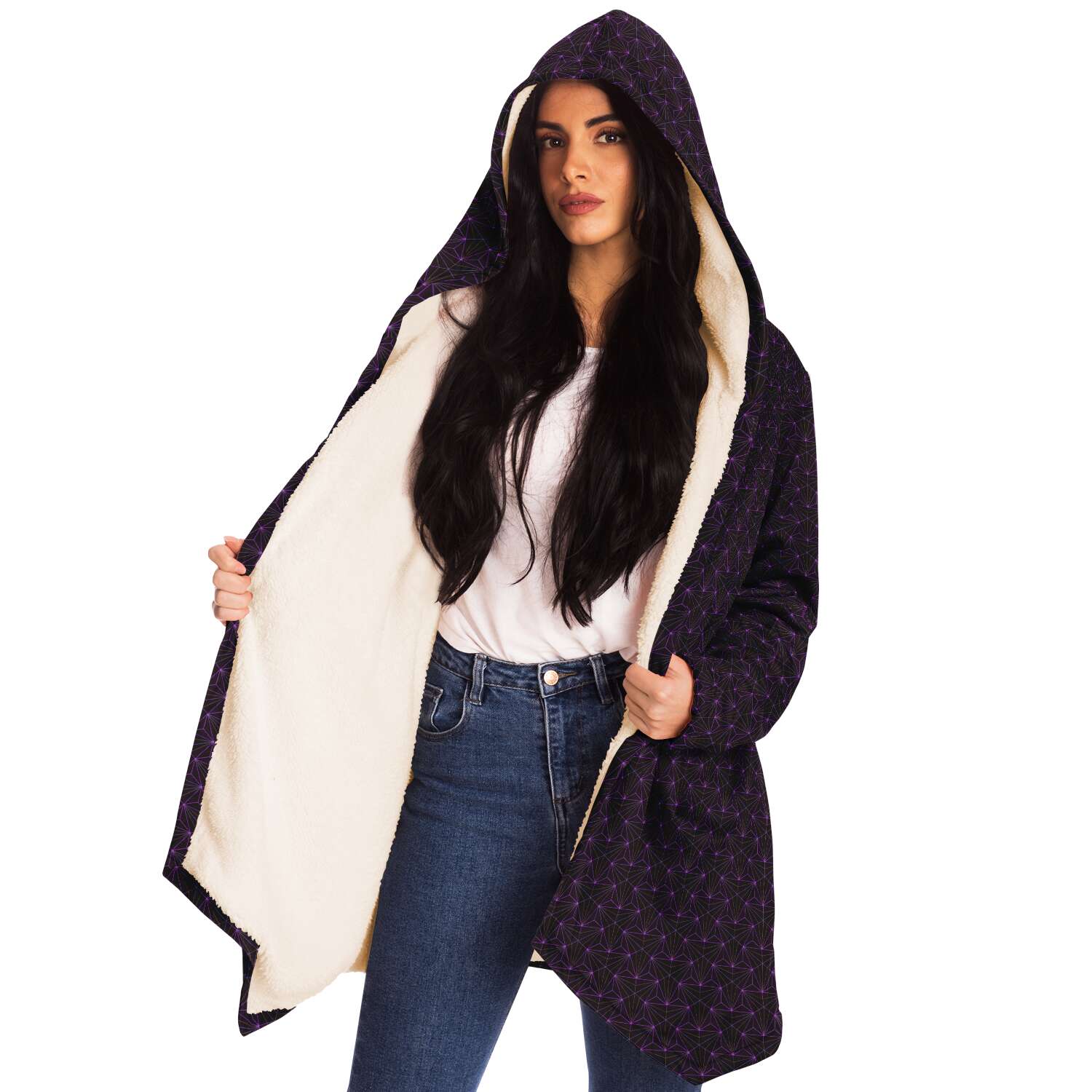 Amethyst Sacred Connections Premium Sherpa Cloak
