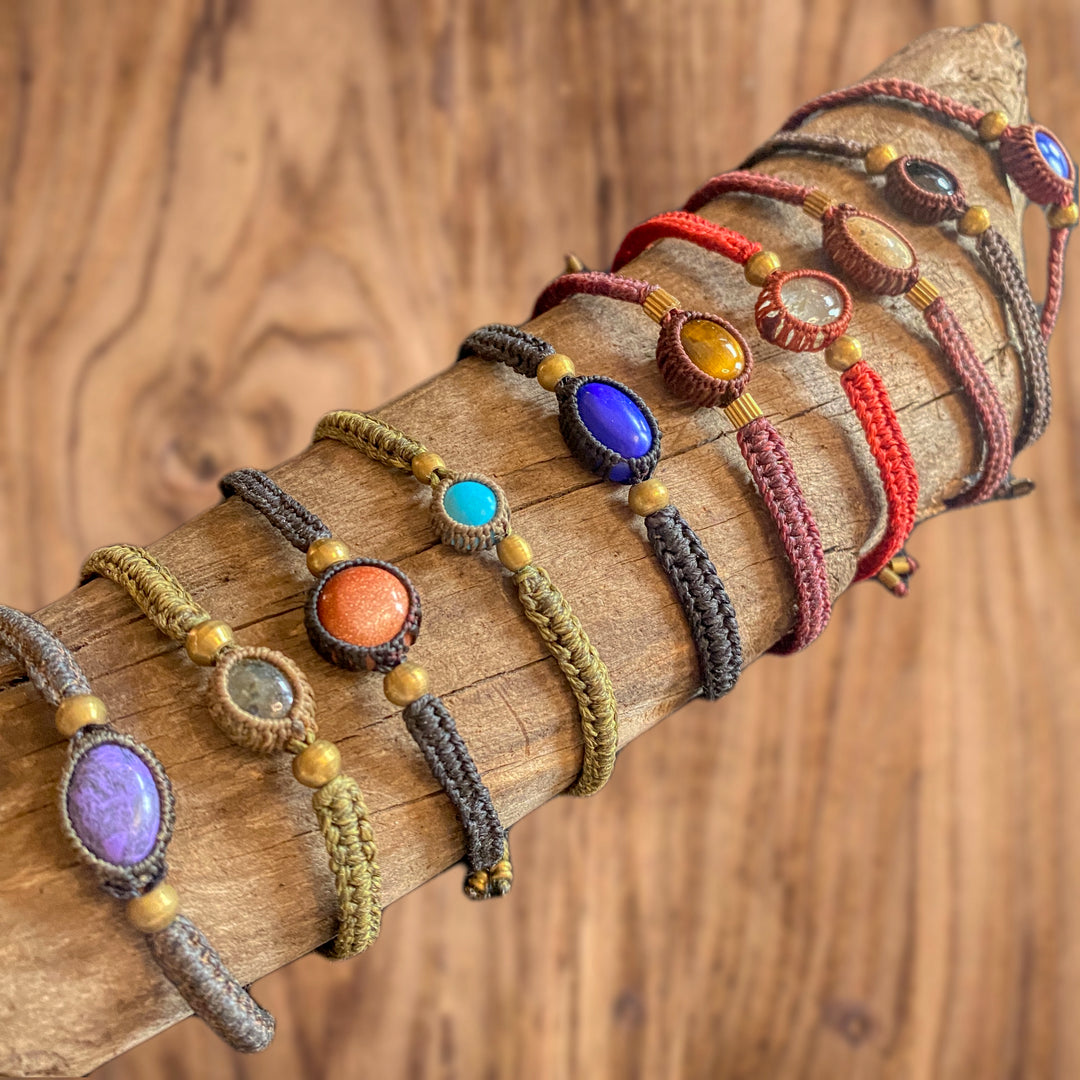 Assorted Semi Precious Stone Bracelets