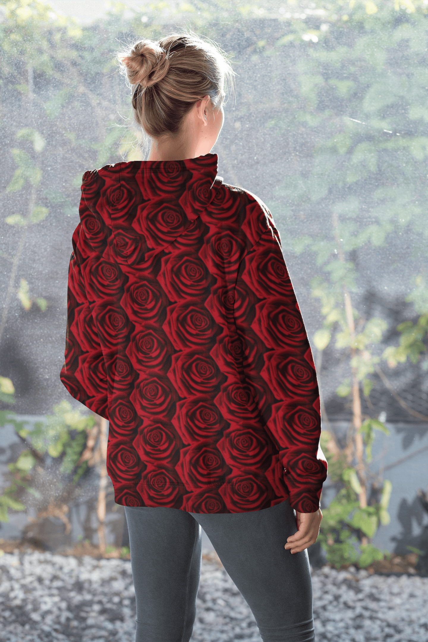 Moody Roses Premium Pullover Hoodie - Manifestie