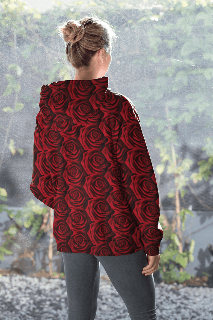 Moody Roses Premium Pullover Hoodie - Manifestie