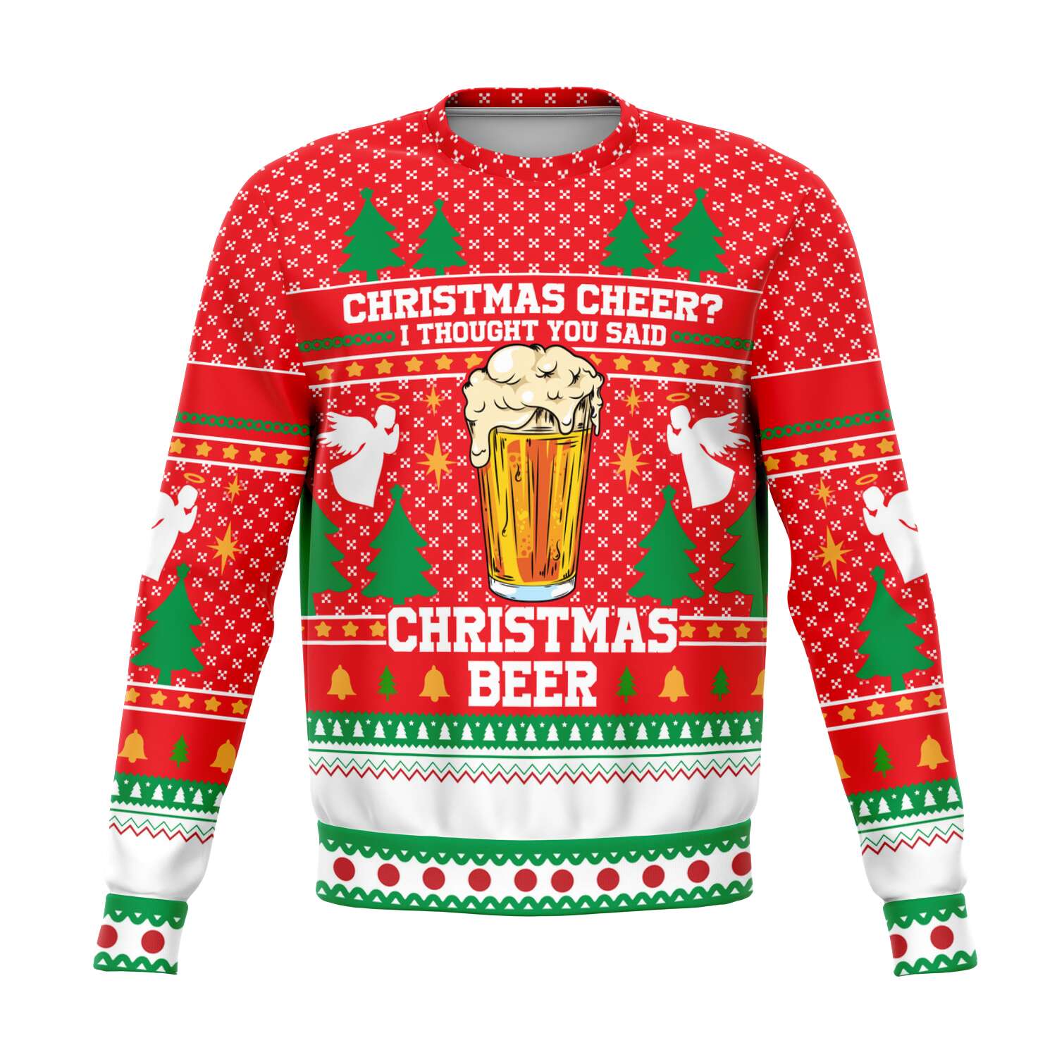 Christmas Beer Sweatshirt | Unisex Ugly Christmas Sweater, Xmas Sweater, Holiday Sweater, Festive Sweater, Funny Sweater, Funny Party Shirt