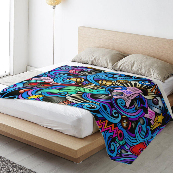 Boogie Posse Premium Microfleece Blanket - Manifestie