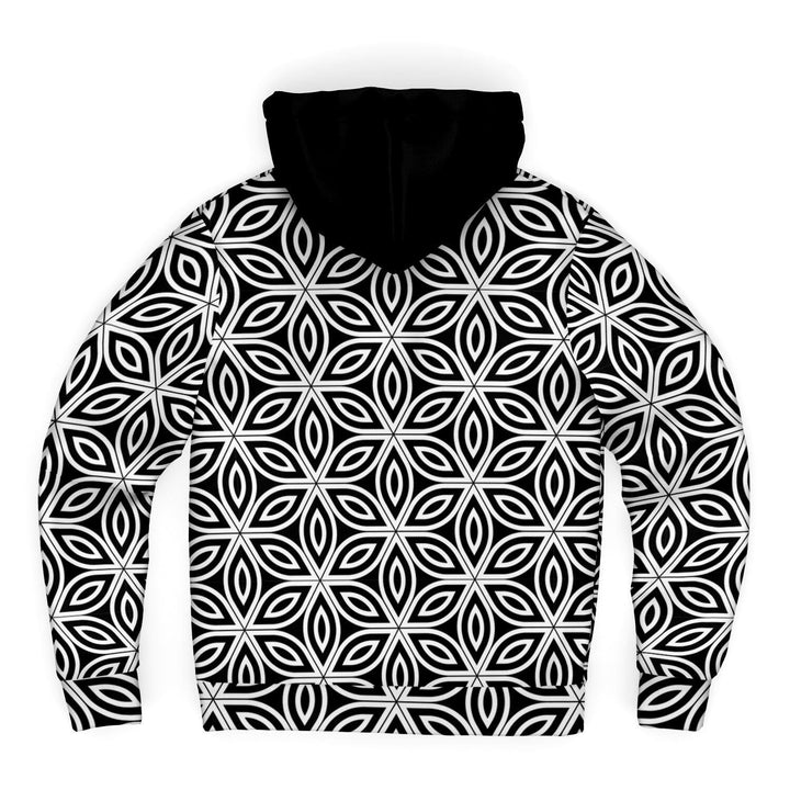 Flower of Lifes Premium Sherpa Lined Zip Hoodie - Manifestie