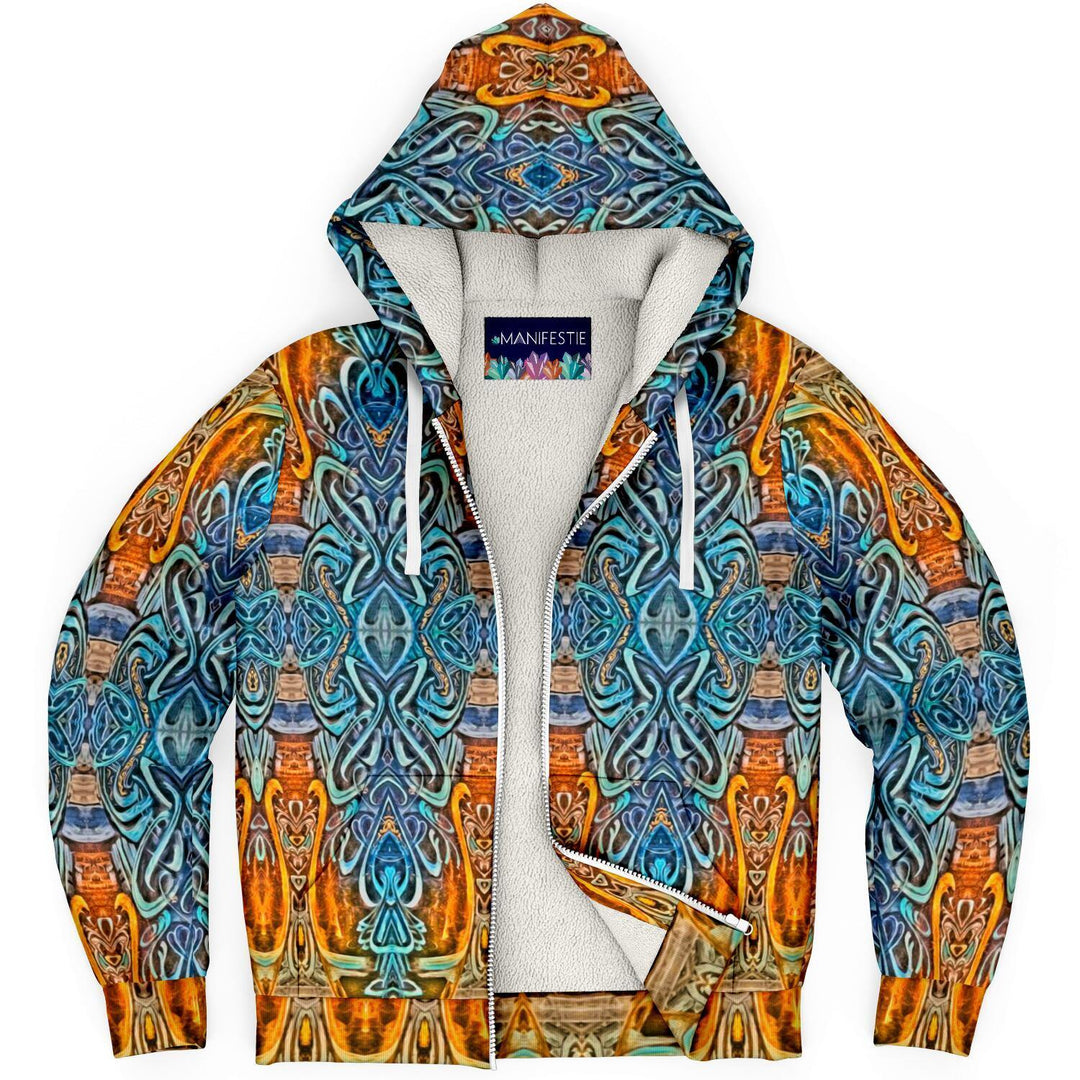 Nightspell Premium Sherpa Lined Zip Hoodie - Manifestie