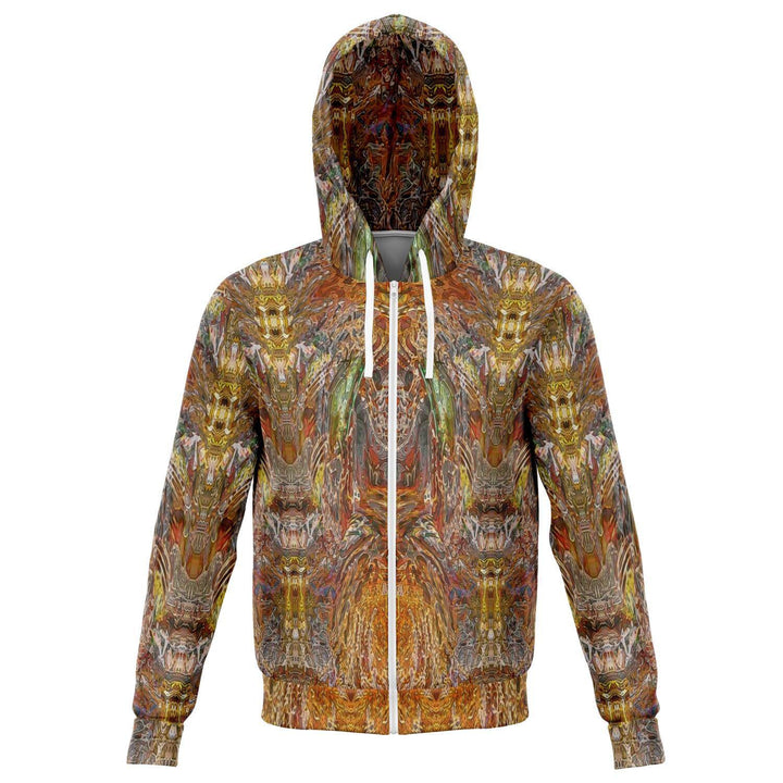 GOLDEN AMBER PREMIUM ZIP UP HOODIE - Manifestie