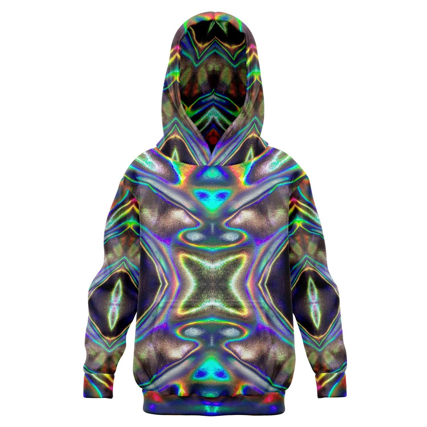 Holographic Print Premium Kids Hoodie - Manifestie