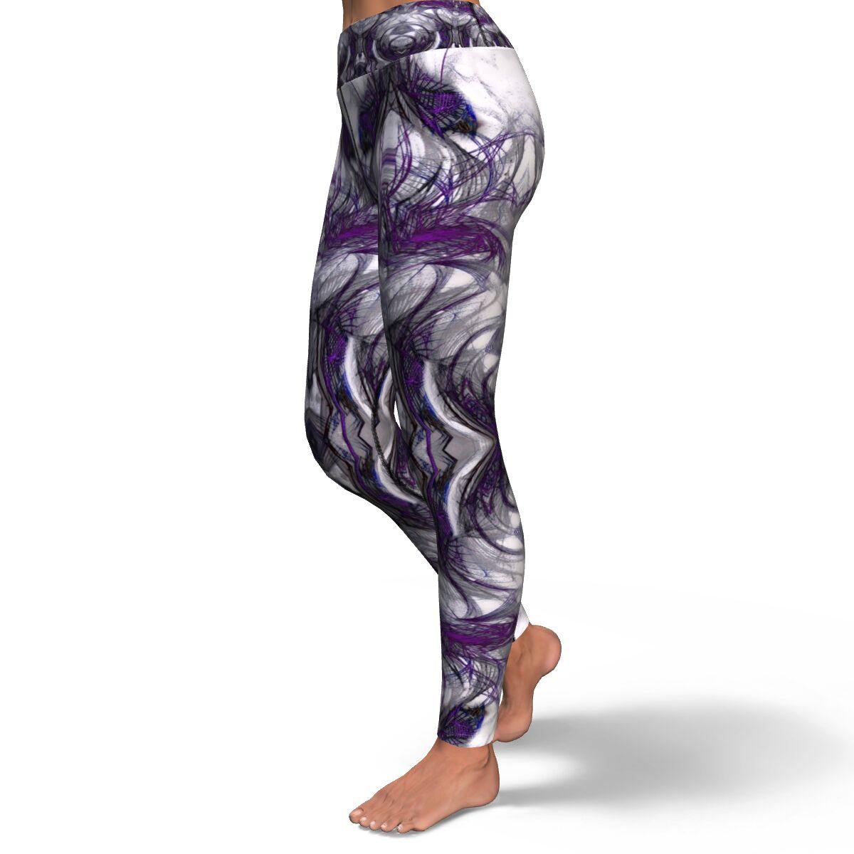 Purple Archangel Premium Yoga Leggings - Manifestie
