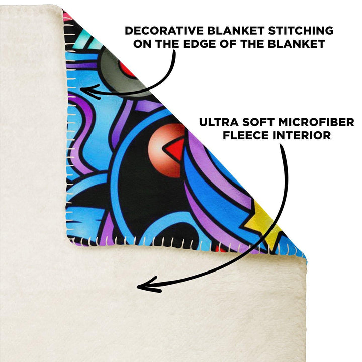 Boogie Posse Premium Microfleece Blanket - Manifestie