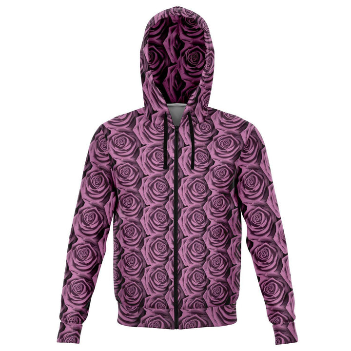 PINK ROSES PREMIUM ZIP UP HOODIE - Manifestie