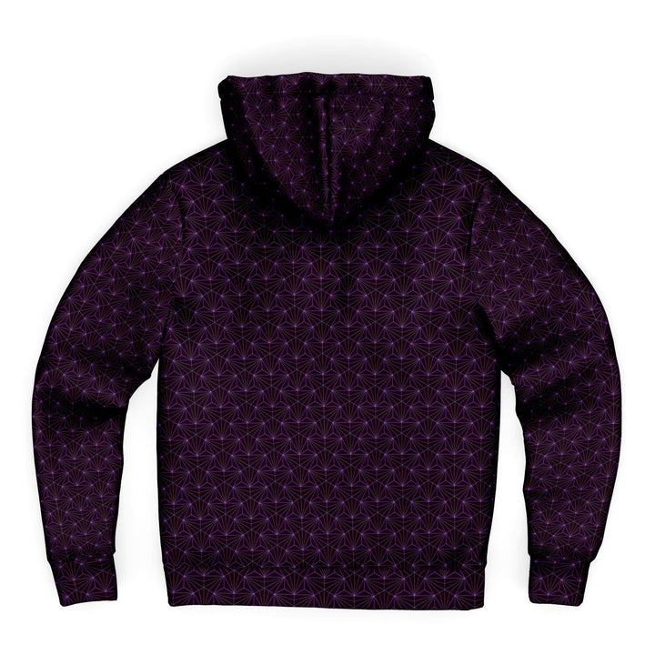 Amethyst Sacred Connections Premium Sherpa Lined Zip Hoodie - Manifestie