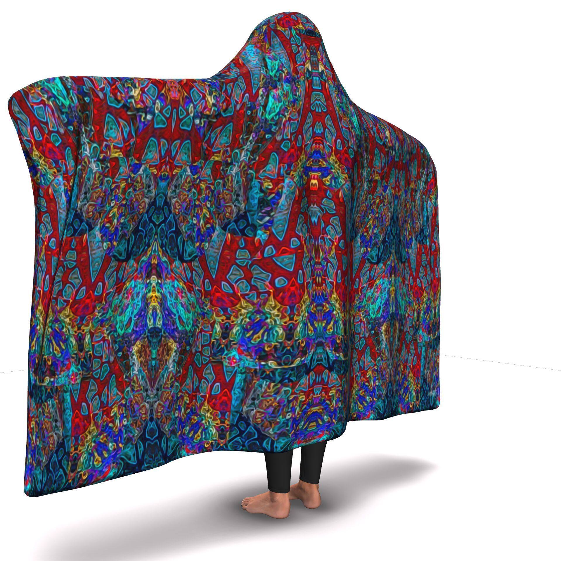 ELAMITE Premium HOODED BLANKET with Wrist Straps | Plush, Premium Sherpa | Kids, Adult - Manifestie