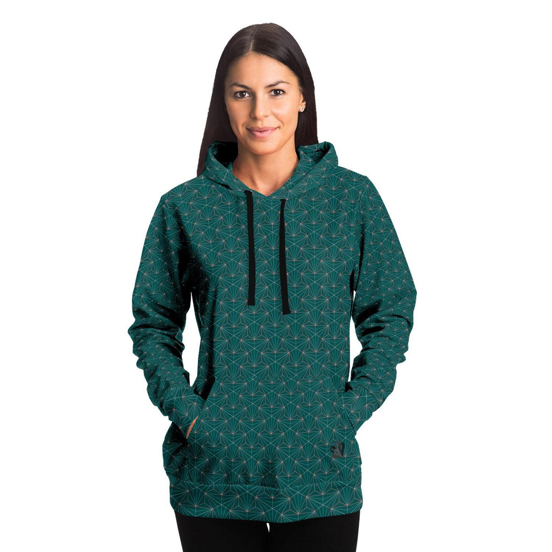 Turquoise Sacred Connections Premium Pullover Hoodie - Manifestie