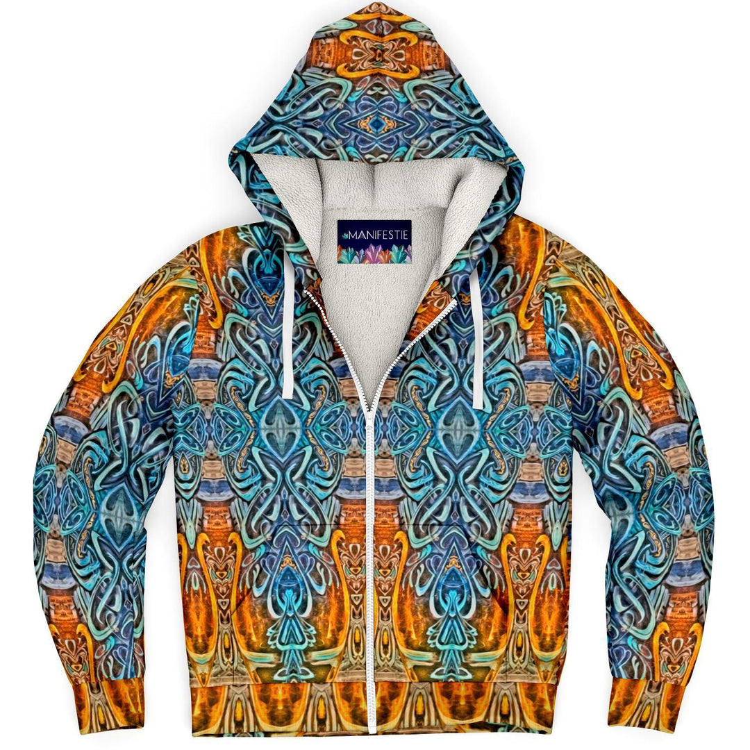 Nightspell Premium Sherpa Lined Zip Hoodie - Manifestie