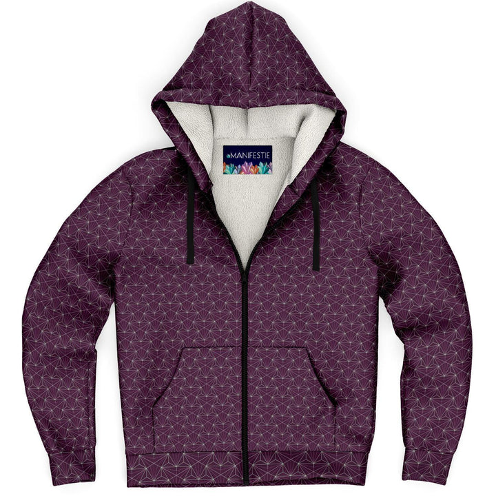 Ruby Sacred Connections Premium Sherpa Lined Zip Hoodie - Manifestie