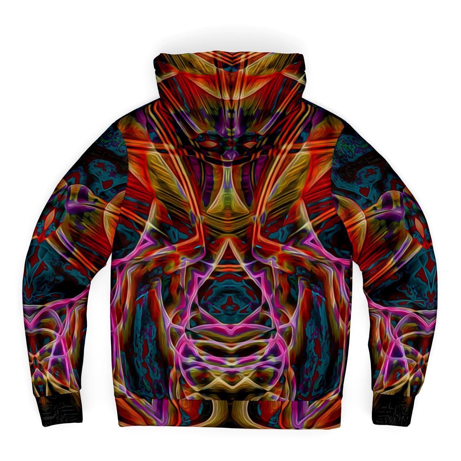 Midnight Gaze Premium Sherpa Lined Zip Hoodie - Manifestie