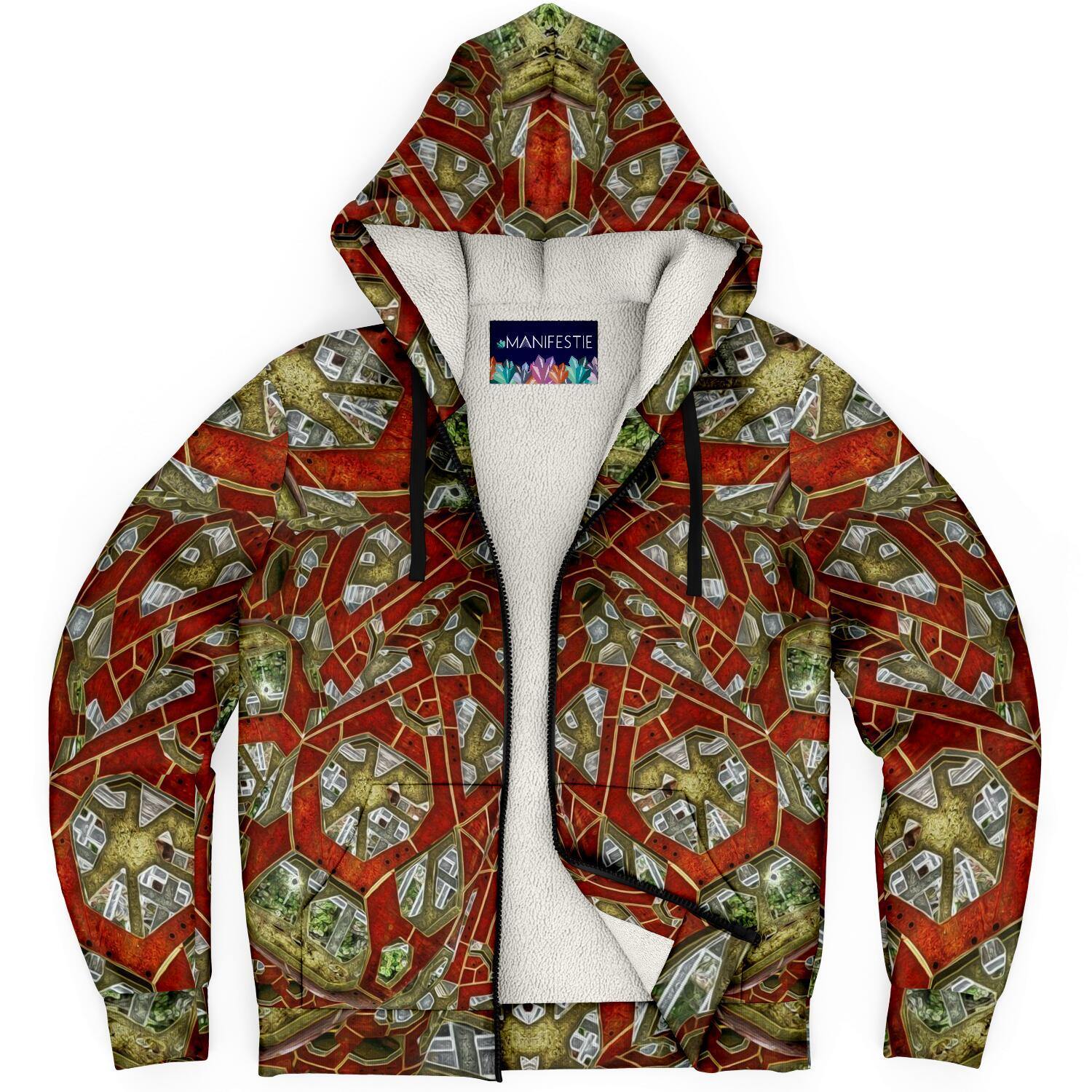 Ceramic Dreams Premium Sherpa Lined Zip Hoodie - Manifestie