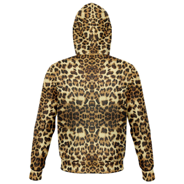 LEOPARD PRINT PREMIUM ZIP UP HOODIE - Manifestie