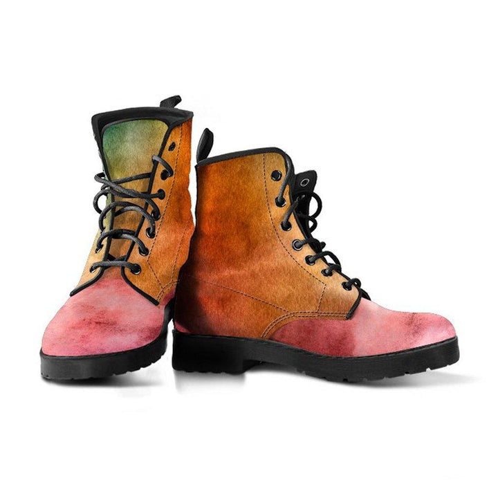 Sunset Grunge Vegan Leather Boots - Manifestie