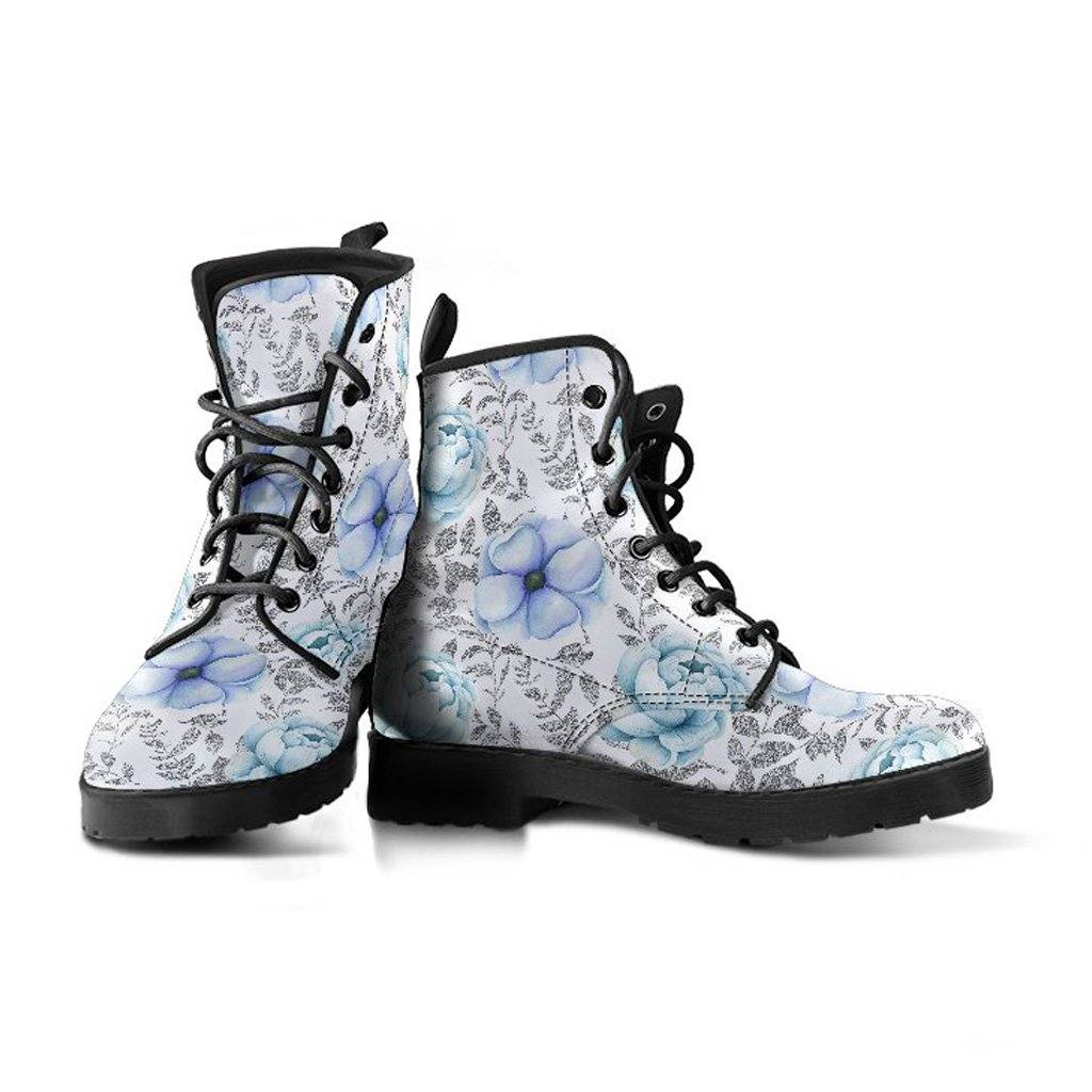 Winter Flowers Vegan Leather Boots - Manifestie