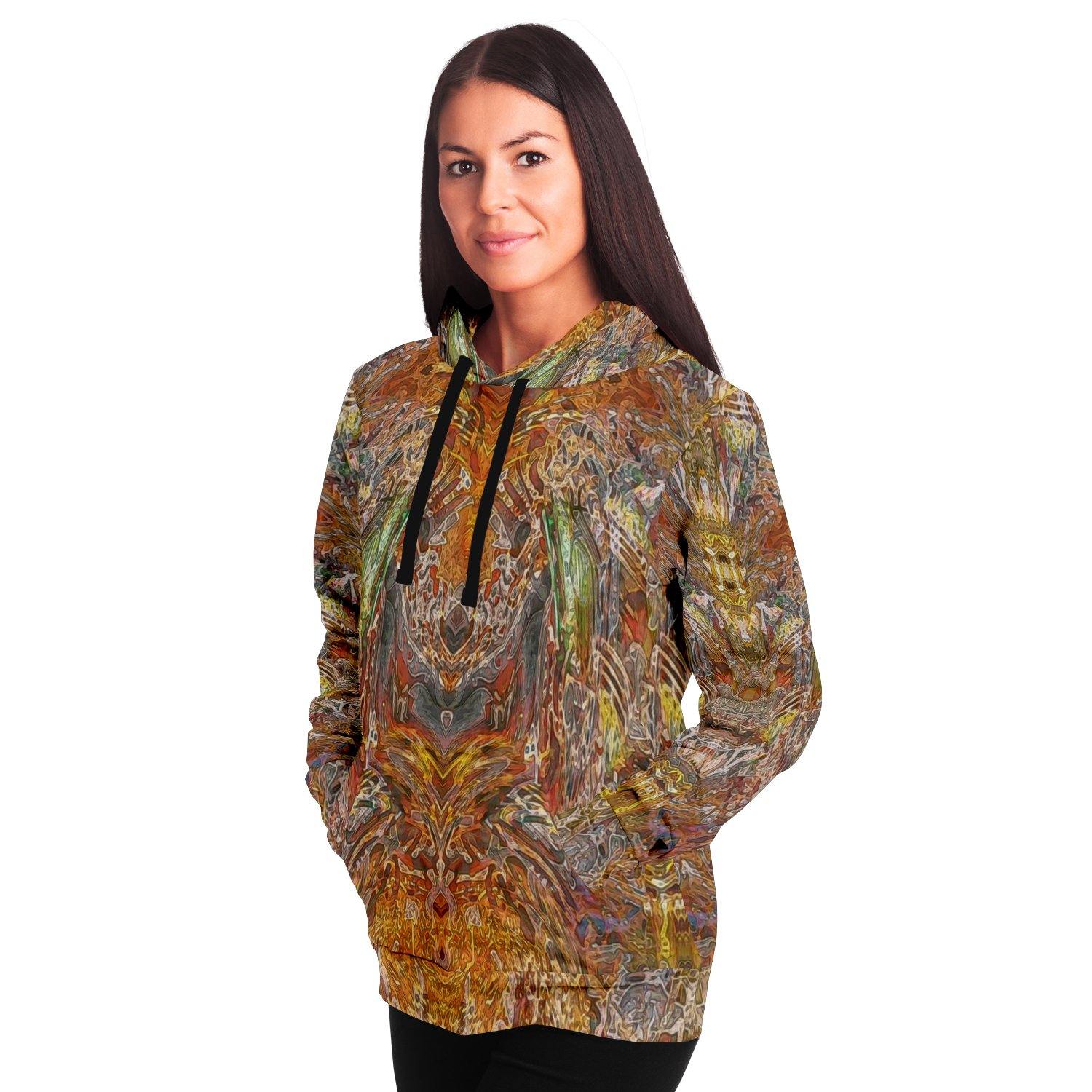 Golden Amber PREMIUM PULLOVER HOODIE - Manifestie