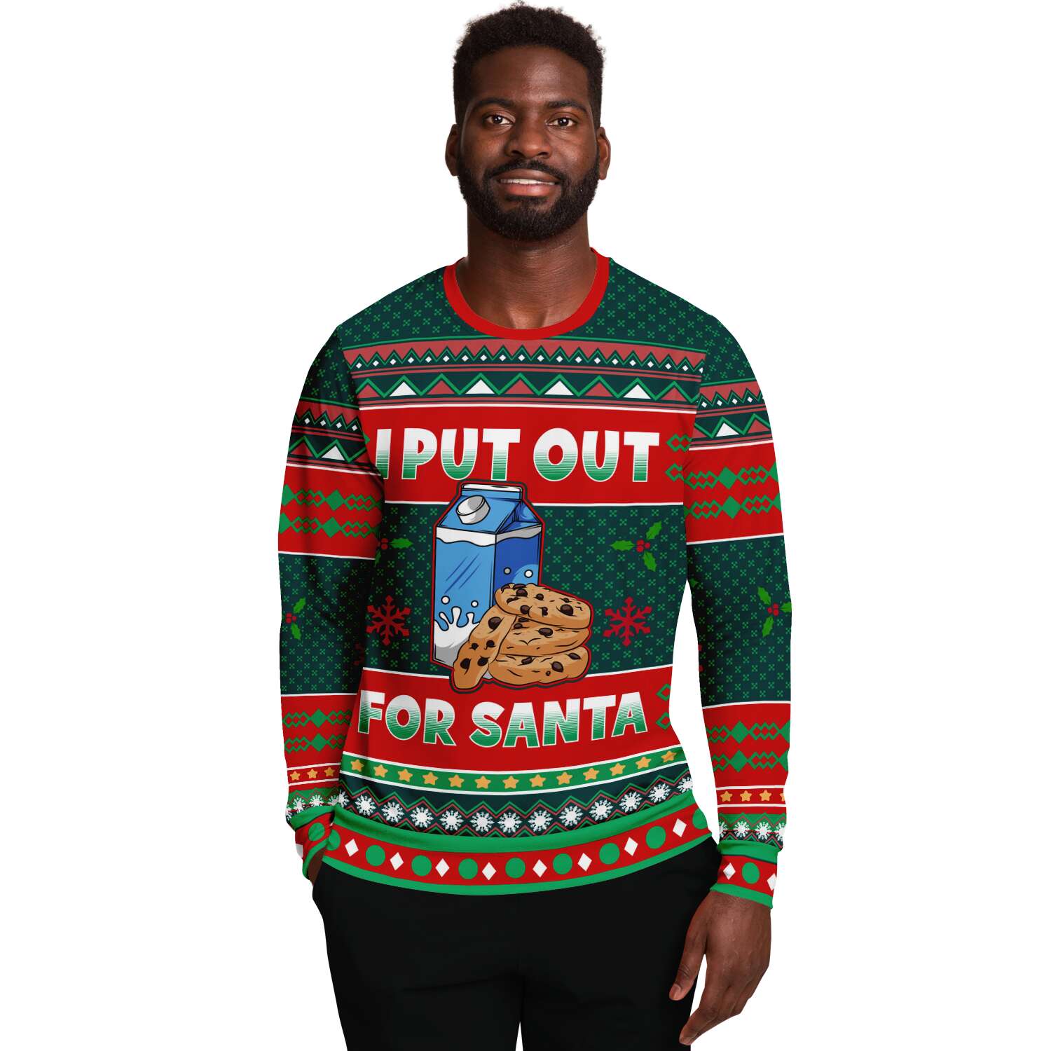 I Put Out For Santa Sweatshirt | Unisex Ugly Christmas Sweater, Xmas Sweater, Holiday Sweater, Festive Sweater, Funny Sweater, Funny Party Shirt