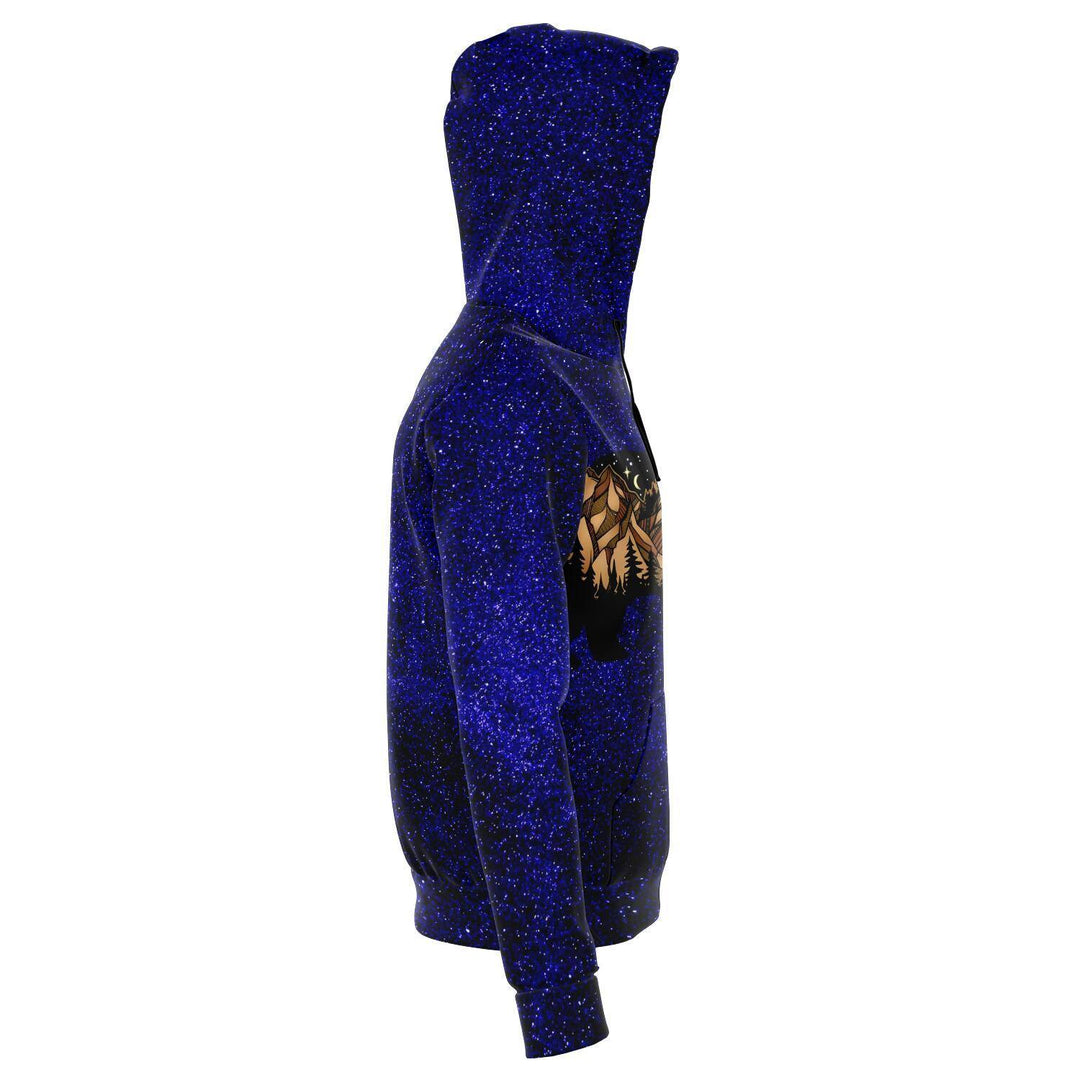 SIERRA BEAR GALAXY PREMIUM ZIP UP HOODIE - Manifestie