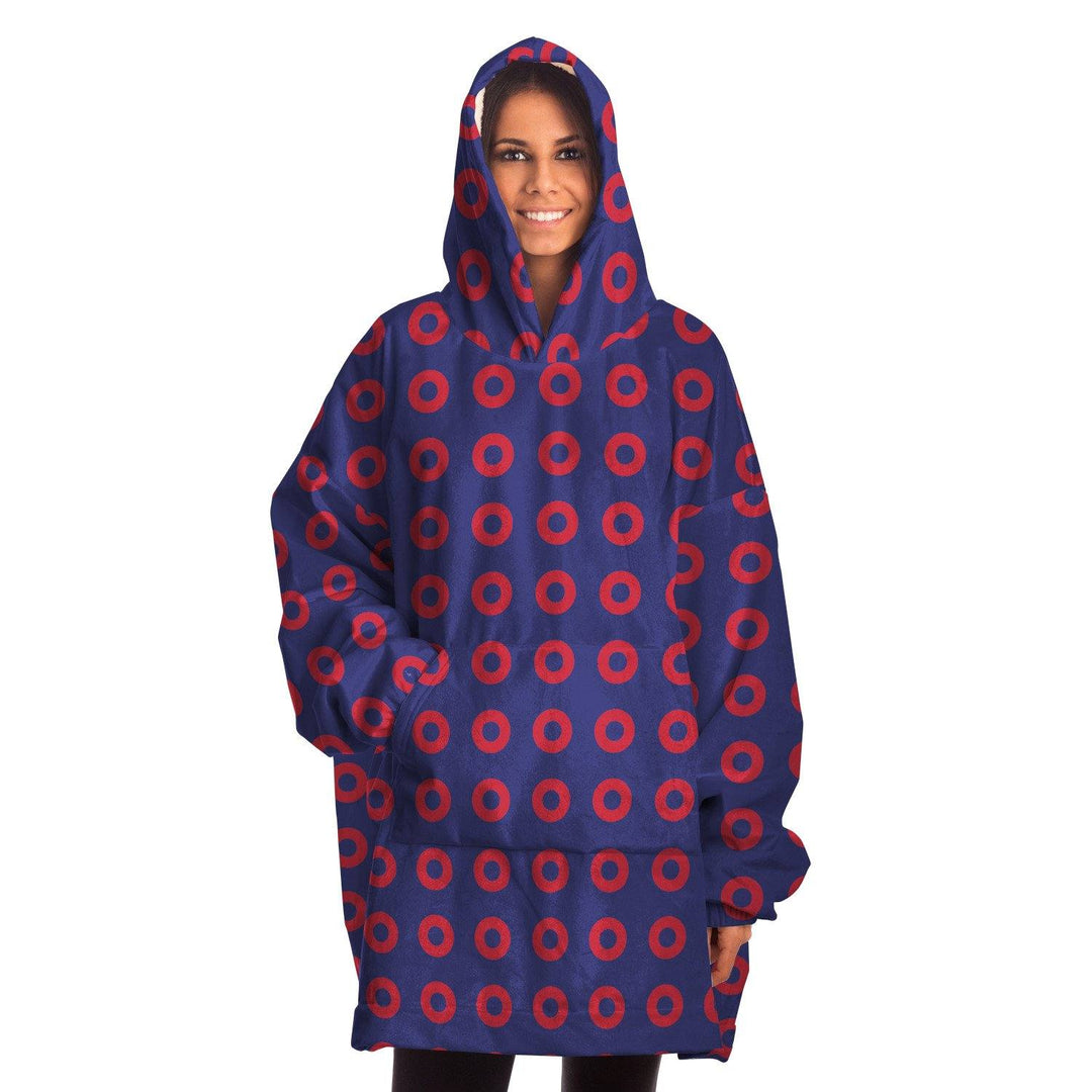 Phish Premium Sherpa Snug Hoodie | WEARABLE BLANKET | Fishman Donuts - Manifestie