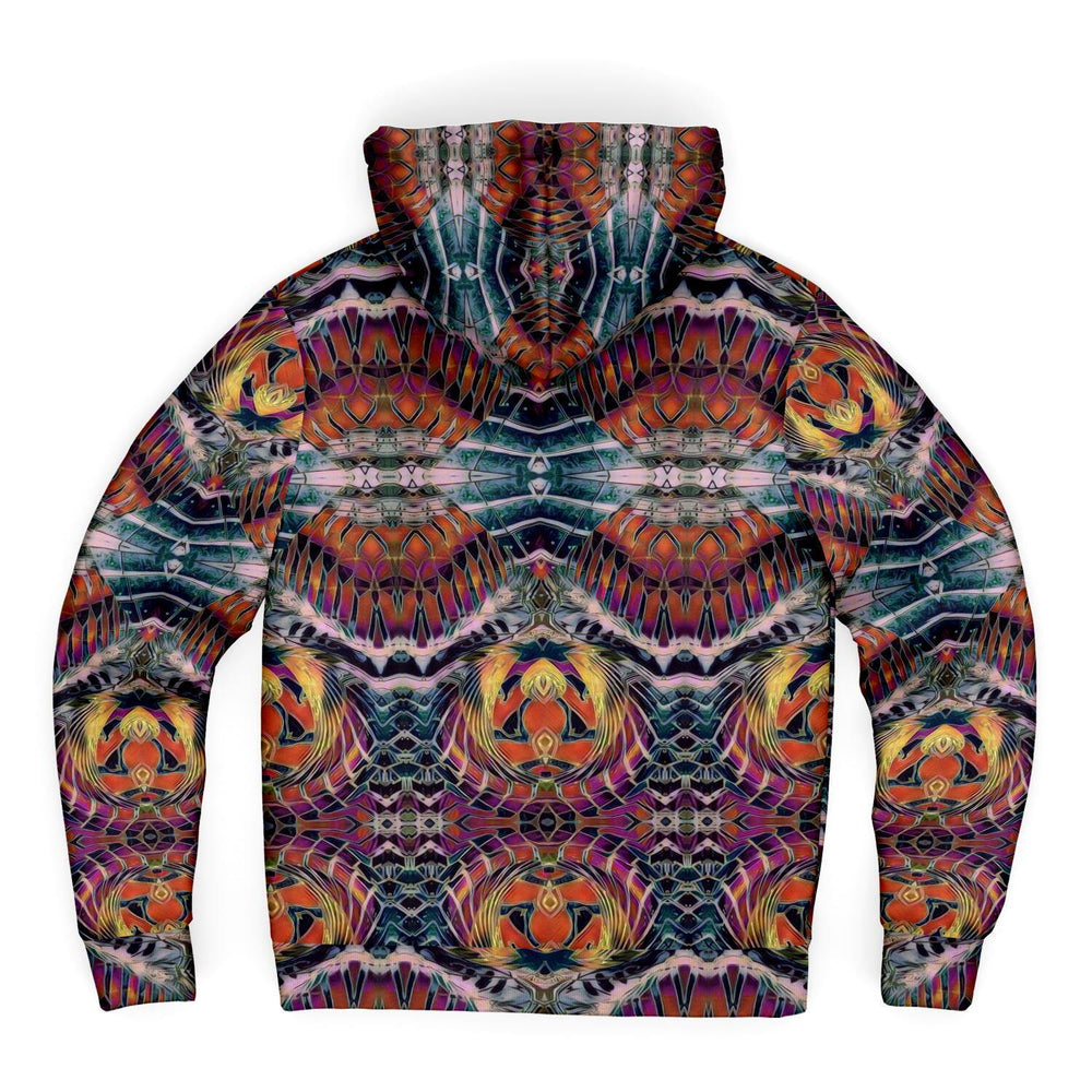 Kinich Ahau Premium Sherpa Lined Zip Hoodie - Manifestie