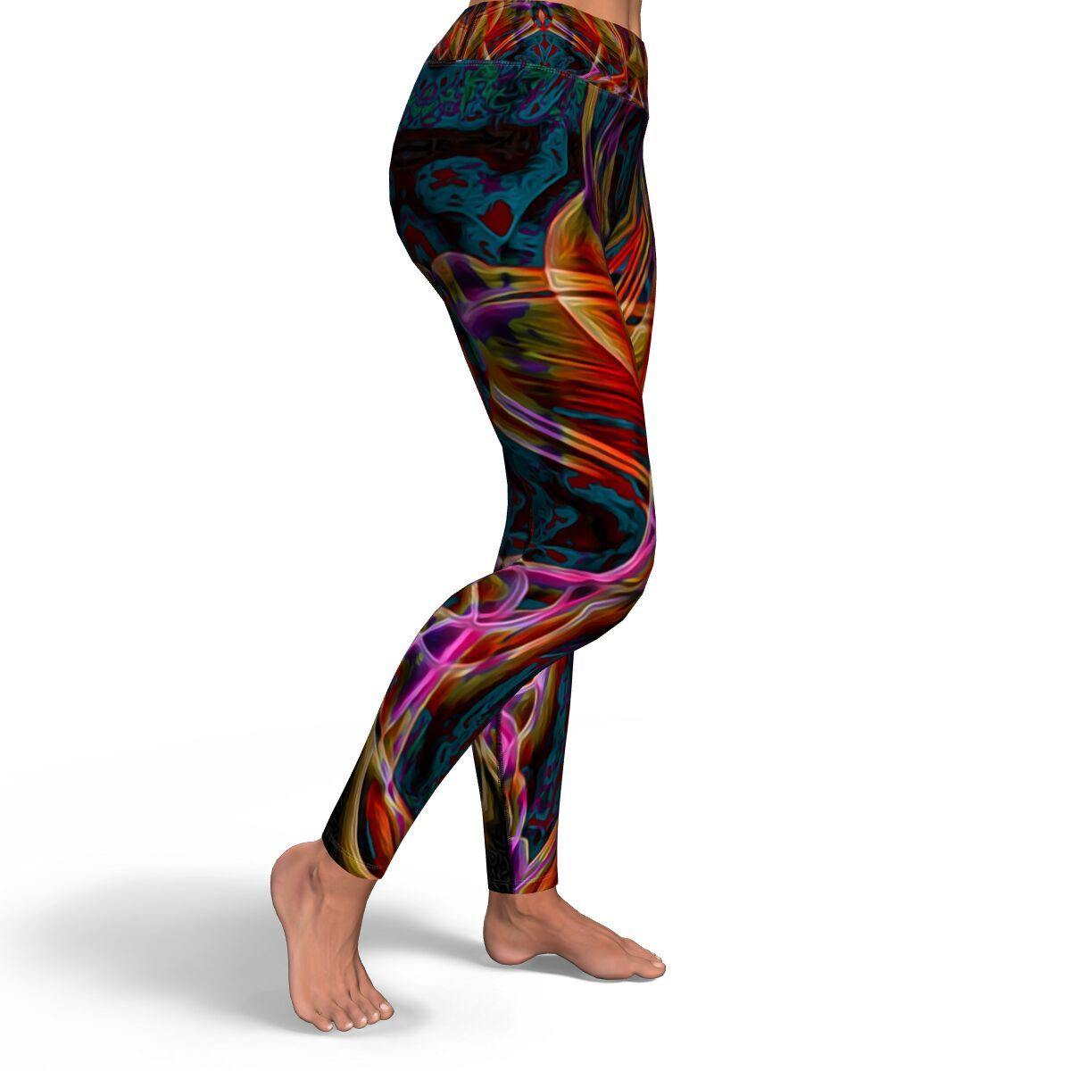 Midnight Gaze Premium Yoga Leggings - Manifestie
