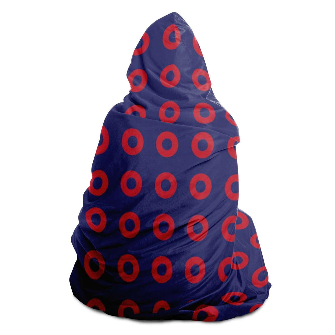 Fishman Donuts Phish PREMIUM HOODED BLANKET with WRIST STRAPS | Phish Band - Manifestie