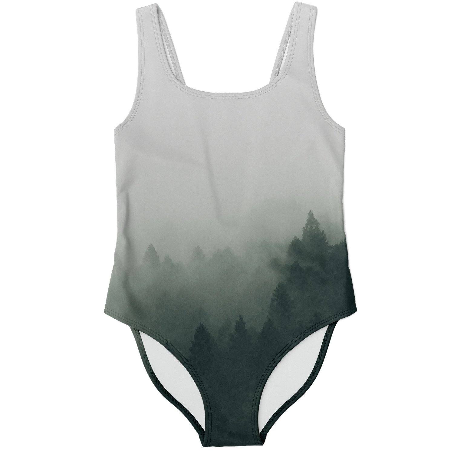 Misty Forest One Piece Swimsuit | Bodysuit - Manifestie