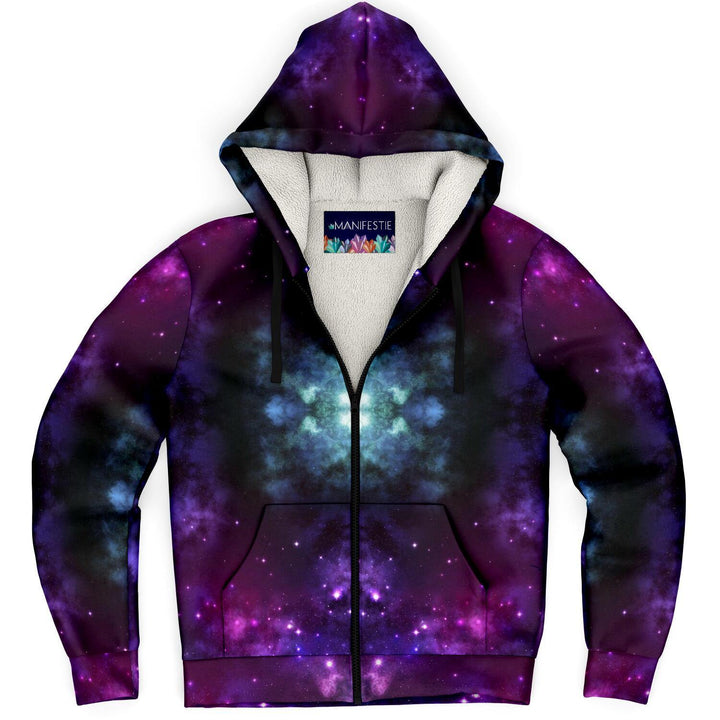 Galactic Premium Sherpa Lined Zip Hoodie - Manifestie