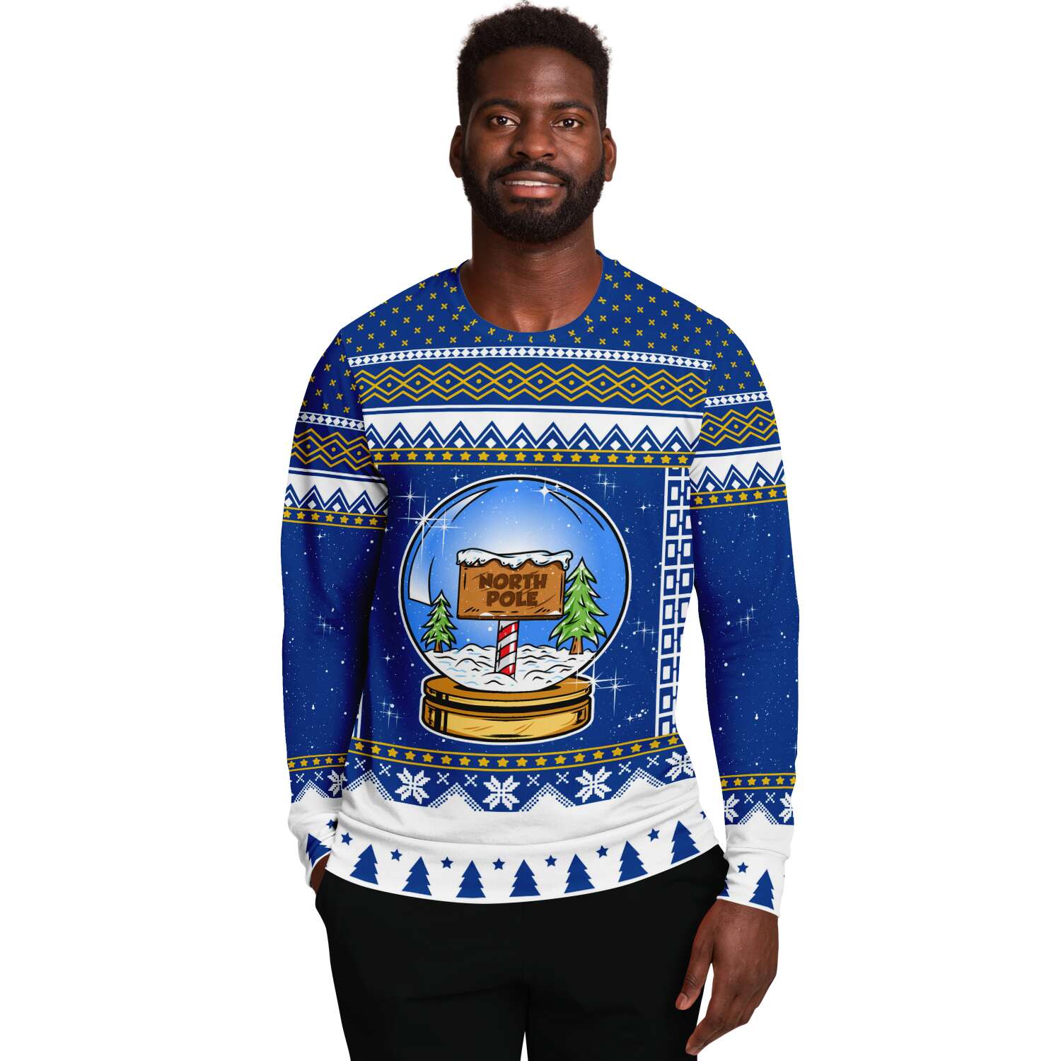 Snow Globe Sweatshirt Unisex Ugly Christmas Sweater Xmas Sweater H Manifestie